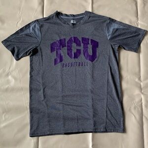 TCU TEXAS CHRISTIAN UNIVERSITY HORNED FROGS BASKETBALL MENS T-SHIRT SZ MEDIUM